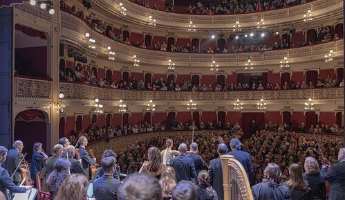 Concert d'Any Nou de la temporada actual de l'Associació de Concerts de Reus amb la Simfònica del Vallès